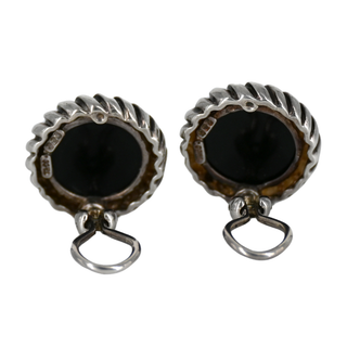 TIFFANY & CO | Black Onyx Clip Earrings