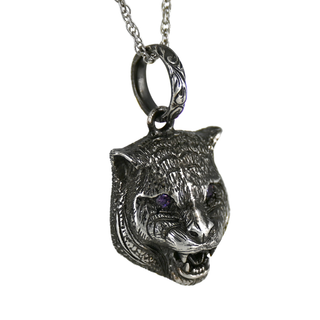 GUCCI | Garden Feline Head Pendant Necklace