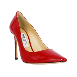 JIMMY CHOO | Red Patent Leather Pumps