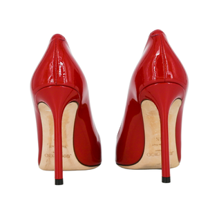 JIMMY CHOO | Red Patent Leather Pumps