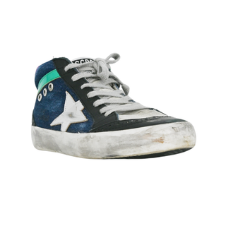 GOLDEN GOOSE | Multi-Colored Denim Midstar Sneakers