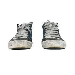 GOLDEN GOOSE | Multi-Colored Denim Midstar Sneakers