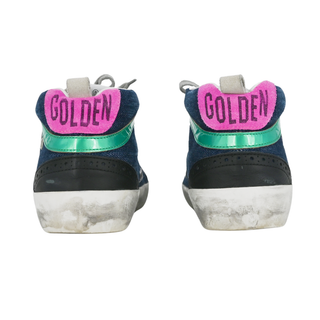 GOLDEN GOOSE | Multi-Colored Denim Midstar Sneakers