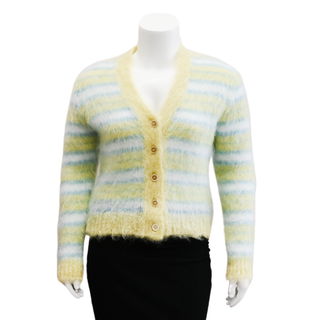 MARNI | Striped Mohair Cardigan