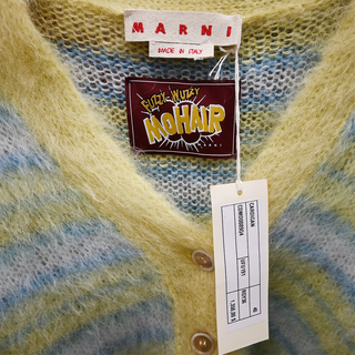 MARNI | Striped Mohair Cardigan