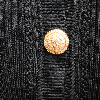 BALMAIN | Black Knit Cardigan