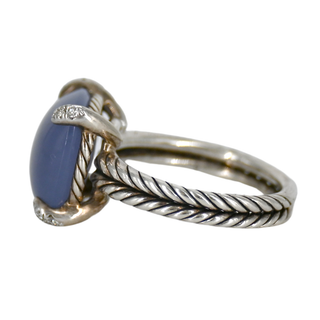 DAVID YURMAN | Chatelaine Blue Chalcedony & Diamond Ring