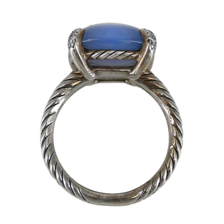 DAVID YURMAN | Chatelaine Blue Chalcedony & Diamond Ring