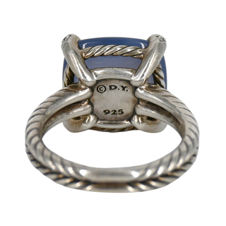 DAVID YURMAN | Chatelaine Blue Chalcedony & Diamond Ring