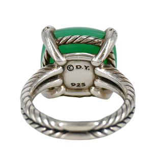 DAVID YURMAN | Chatelaine Green Chrysoprase & Diamond Ring