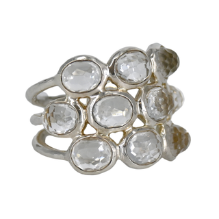 IPPOLITA | Clear Rock Crystal Cluster Ring