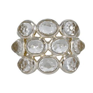 IPPOLITA | Clear Rock Crystal Cluster Ring