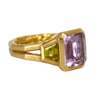 DAVID YURMAN | Novella Iolite & Green Tourmaline Ring