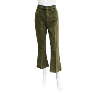 VERONICA BEARD | Carson Army Green Corduroy Flare Pants