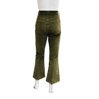 VERONICA BEARD | Carson Army Green Corduroy Flare Pants