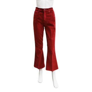 VERONICA BEARD | Carson Oxblood Corduroy Flare Pants