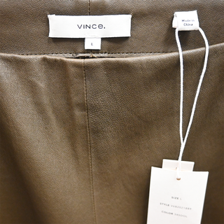 VINCE | Cropped Leather Pants