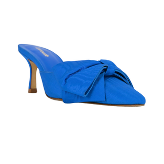 LARROUDE | Mini Elle Bow Mid Heel Pumps