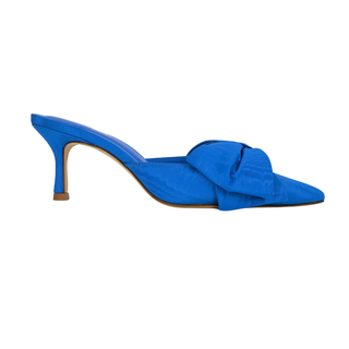 LARROUDE | Mini Elle Bow Mid Heel Pumps