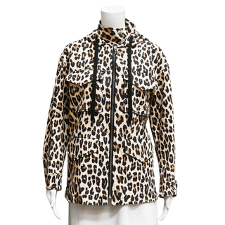 Leopard-Print Zip Jacket