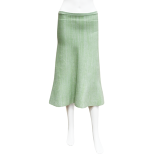 VICTORIA BECKHAM | Fluted Knit Midi Skirt