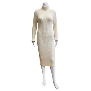 TOM FORD | Cream Wool Sweater Dress