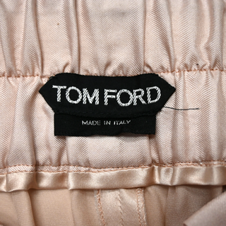 TOM FORD | Pale Pink Satin Track Pants