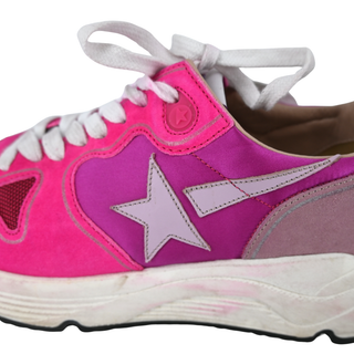 GOLDEN GOOSE | Neon Pink Running Sneakers