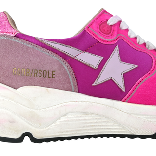 GOLDEN GOOSE | Neon Pink Running Sneakers