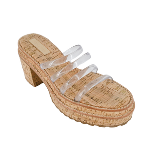 CULT GAIA | Sev Clear Four-Band Platform Sandals