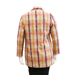 KOCH | Multicolored Plaid Wool-Blend Coat