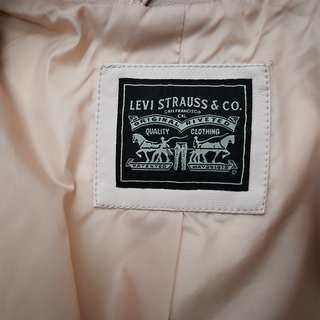 LEVIS | Light Pink Faux Leather Biker Jacket