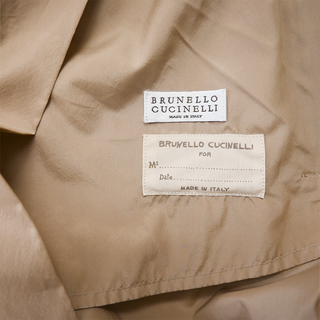 BRUNELLO CUCINELLI | Beige Monili Silk Jacket