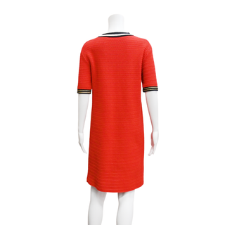 GUCCI | Red Crest Knit Mini Dress