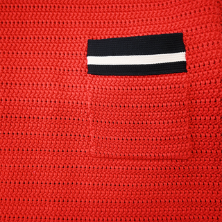 GUCCI | Red Crest Knit Mini Dress