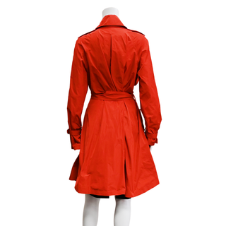 LANVIN | Red A-Line Trench Coat