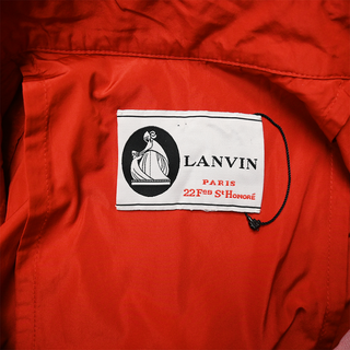 LANVIN | Red A-Line Trench Coat