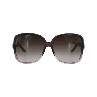 GUCCI | Purple GG Heart Sunglasses