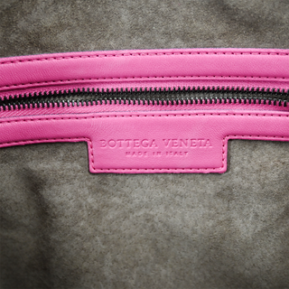 BOTTEGA VENETA | Nodini Pink Intrecciato Crossbody Bag