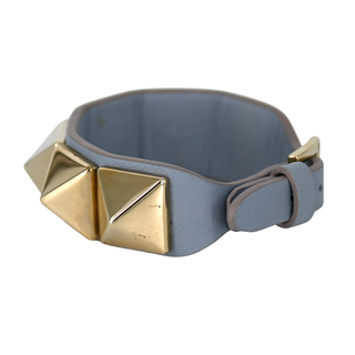 VALENTINO | Large Rockstud Leather Bracelet