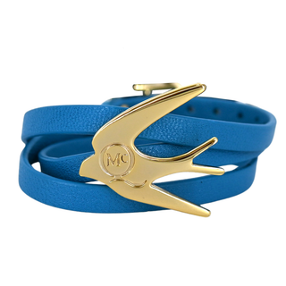 Swallow Triple Wrap Bracelet