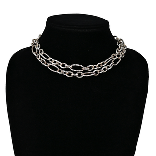 Long Oval Link Necklace