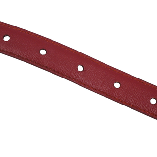 DOLCE & GABBANA | Reversible Red Snakeskin Leather Belt