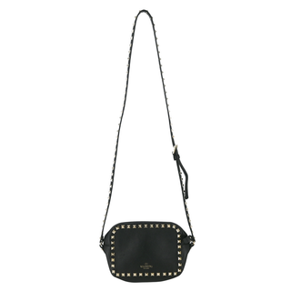 VALENTINO | Rockstud Small Black Crossbody Bag