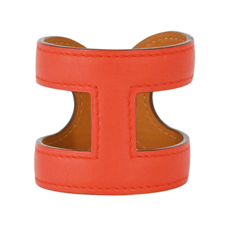 Ano Orange Leather Cuff