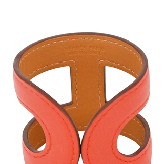 Ano Orange Leather Cuff