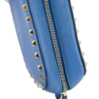 VALENTINO | Rockstud Small Blue Crossbody Bag