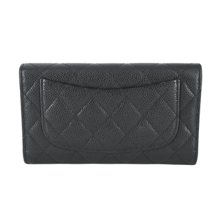 CHANEL | Classic Trifold Caviar Long Wallet