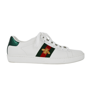 GUCCI | Ace Bee Leather Sneakers