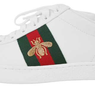 GUCCI | Ace Bee Leather Sneakers